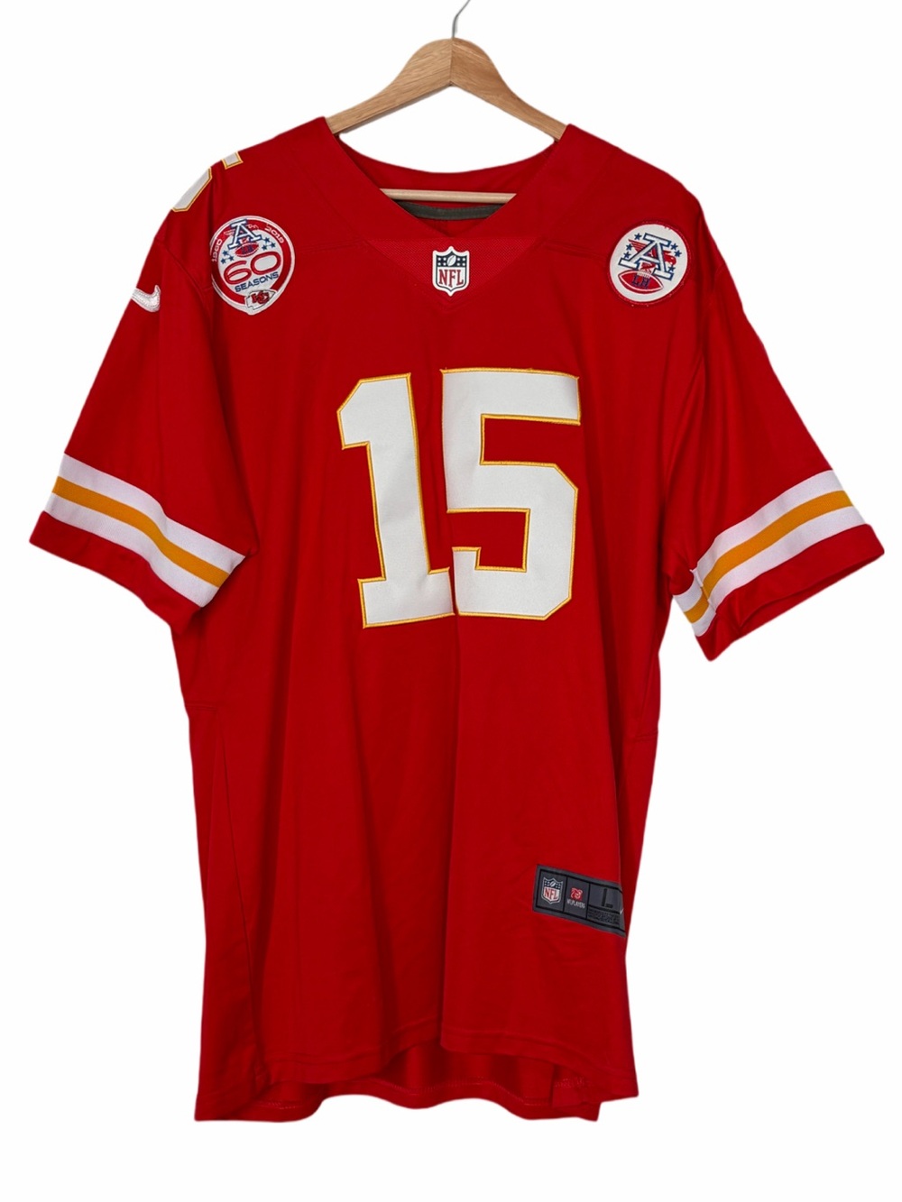 Patrick Mahomes Kansas City Chiefs Nike Football Jersey Red Size Large - Picture 2 of 15